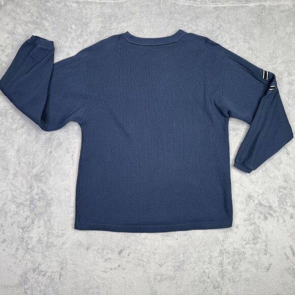Point Zero Sweater Sweatshirt Mens Large L Blue Pullover Skater Vintage Y2K 90s - Picture 3 of 8